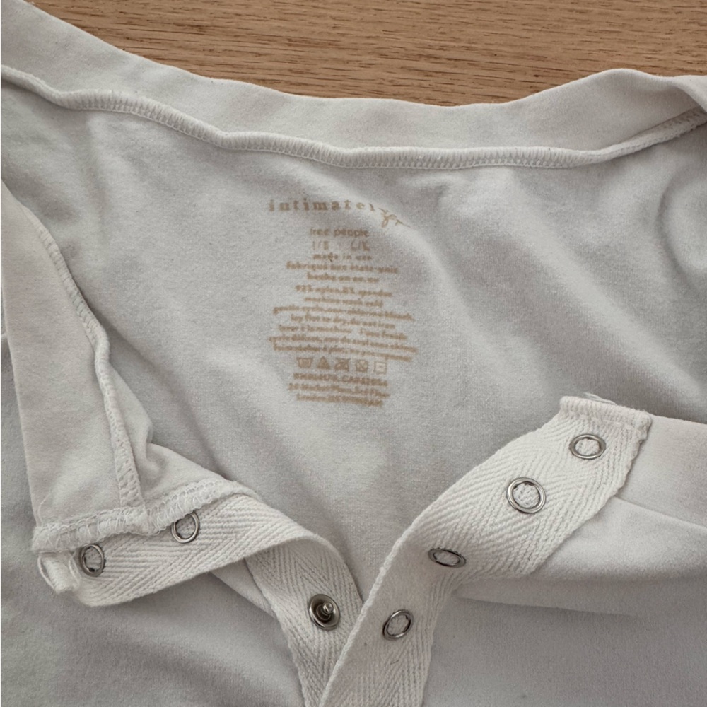 Free People White Shirt - Picture 2 of 2